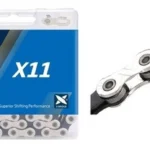 Cadenilla KMC 1/2*11/128 118l X11 Silver/black 11 Vel
