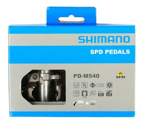 Pedales Bicicleta Mtb Shimano Spd Pd-M540 Ciclismo