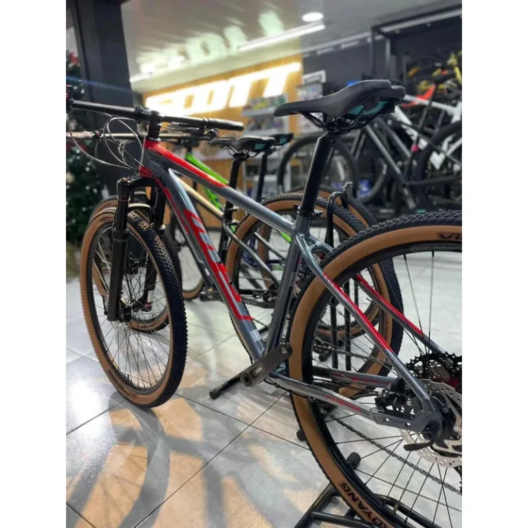 Bicicleta MTB GW Hawk 1x12V Rin 29 - Talla: L, Color: Gris Brillante - Rojo