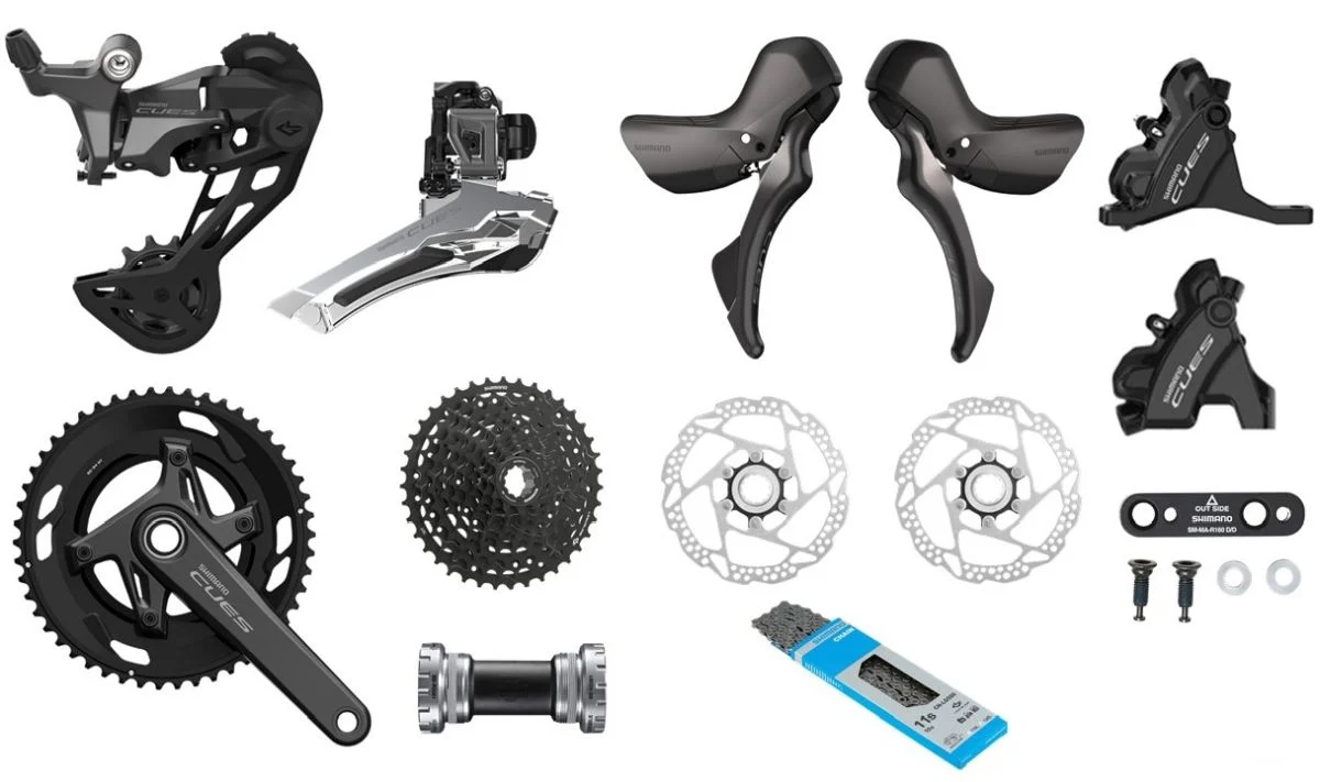 Grupo Shimano CUES Ruta 6030 2x10V 46-32T 11-39T