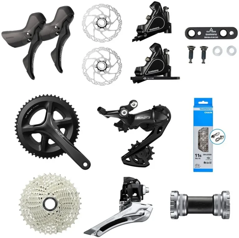 GRUPO TIAGRA RUTA R4000 DISCO 2X11V 52-36T 11-36T SHIMANO